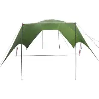 vidaXL Campingzeil waterbestendig Groen 550 x 400 x 230 cm