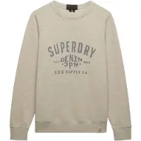 Superdry Sweatshirt beige / donkergrijs