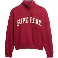 Superdry Sweatshirt 'Essentials' rood / wit