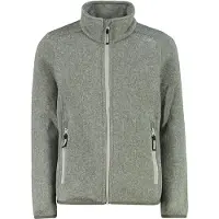 CMP - Girl's Jacket Jacquard Knitted - Fleecevest 140, grijs