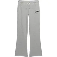 Superdry Dames Grijze Athletic Flare-joggingbroek (XL), Casual, Grijs, Katoen W7011277A