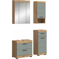 Furnilux Scout badkamercombinatie salie mdf tz artisan nb