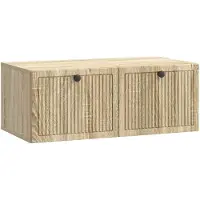 vidaXL Wandmontage TV-kast Sonoma Eiken 78,5 x 41 x 30 cm Bewerkt hout