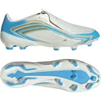 Adidas F50 Messi League Gras Voetbalschoenen (FG) Wit Lichtblauw Goud