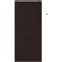 vidaXL Venetiaanse jaloezie Donkerbruin 110 x 250 cm 35 mm