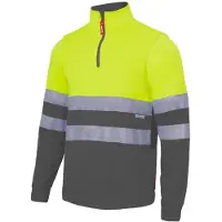 VELILLA Hoodie met rits hoge zichtbaarheid