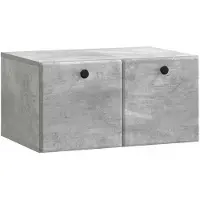 vidaXL Wandmontage TV-kast 59,5 x 41 x 30 cm Betongrijs Bewerkt hout