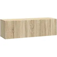 vidaXL Wandmeubel voor televisie, 98 x 31 x 30 cm, Sonoma-eikenhout