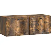 vidaXL Wandmontage TV-kast Gerookt eiken 78,5 x 31 x 30 cm