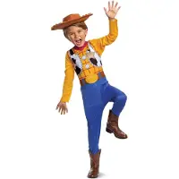 Disguise DISNEY - TOY STORY 4, Woody Classic , Maat M (7-8 jaar), Jongens
