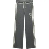Superdry Broek 'Athletic Essentials' antraciet / wit