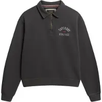 Superdry Sweatshirt grijs / lichtgrijs / rood