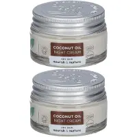 Dr.Organic Organic Virgin Coconut Oil Night Cream 2x50 ml Nachtcrème