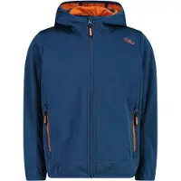 CMP - Kid's Jacket Fix Hood - Softshelljack 128, blauw