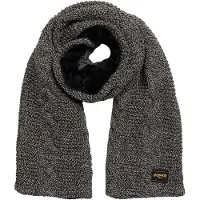 Superdry Sjaal zwart gemêleerd