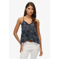 Superdry Top marine / pastelblauw / donkerblauw / wit
