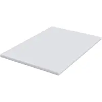 vidaXL Geheugen Schuim Matras Topper 140 x 200 cm Thick Zacht Wit