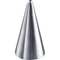 Westmark Decoratiespuit, garneerset met spuitzak, met tussenstuk en 6 spuitmonden, 7 stuks, lengte: ca. 27 cm, gecoat katoen/roestvrij staal, Steel, wit/zilver, 31002260