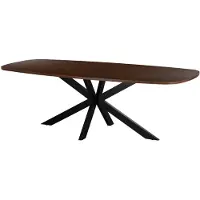 Giga Meubel Eettafel Jaimy Walnoot Deens Ovaal 240cm