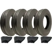 Parnells 3,50-8 grasmaaierband 4-laags Haybob, hark- en keerband - maaierband Wanda H8023, set van 4