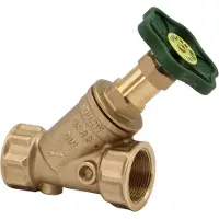 Schlosser JS Vrijstroomventiel met mofaansluiting, zonder aftapping, met niet-stijgende spindel, DN32, binnendraad 1 1/4'', DVGW gekeurd, 0015253200001