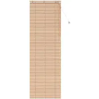 vidaXL Venetiaanse jaloezie Eiken Look 70 x 250 cm 35 mm