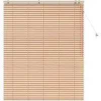 vidaXL Venetiaanse jaloezie Eiken Look 130 x 160 cm 35 mm