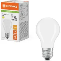 Osram Classic LED E27 Peer Filament Mat 7.5W 1055lm - 827 Zeer Warm Wit | Dimbaar - Vervangt 75W