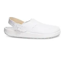 ABEBA Work Shoes Rubber Medizinische Clog – Leder, Src, Sanitätsclog White-40