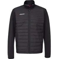 CCM - Team Quilted - Sportvest - Lange mouw - Volwassenen - Zwart - M