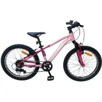 Volare Boost Kinderfiets - 24 inch - Roze - 21 versnellingen
