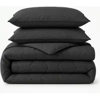 EazySleep Easy Dekbed Zonder Overtrek - Antraciet 240 x 200 cm