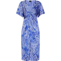 Dreimaster Klassik Jurk blauw / wit