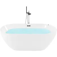 Beliani NEVIS - Whirlpool - Wit - 80 x 170 cm - Acryl