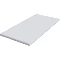 vidaXL Geheugen Schuim Matras Topper 90 x 200 cm Thick Zacht Wit