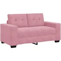 vidaXL Loveseat Roze 160 cm Fluweel
