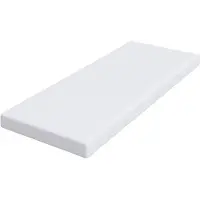 vidaXL Geheugen Schuim Matras Topper 80 x 200 cm Thick Zacht Wit