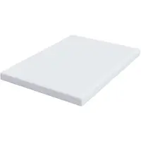 vidaXL - Geheugen - Schuim - Matras - Topper - 140 - x - 200 - cm - Thick - Zacht - Wit
