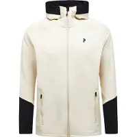 Peak Performance - Rider Essentials Zip Hood - Fleecevest L, beige/wit