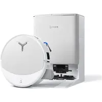 Ecovacs DEEBOT T90 PRO OMNI EU, zonder stofzak, wit, rond, met stofbak, 0,25 liter, oplaadbaar, met luchtreinigingsfunctie