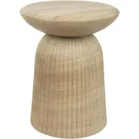 Dutchbone Brison Kruk/Bijzettafel Natuursteen look - Grijs