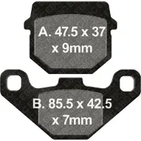EBC Fa-tt Series Carbon Fiber Fa083tt Remblokken