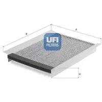Ufi 54.570.00 Interieurfilter