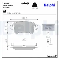Delphi LP1747LC Remblokken