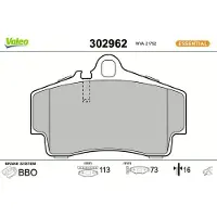 Valeo 302962 Remblokken