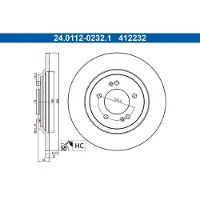 Ate 24.0112-0232.1 Remschijf