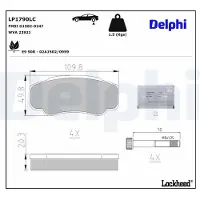Delphi LP1790LC Remblokken