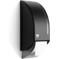 BlackSatino Toiletpapierdispenser ST10 systeemrol duo zwart 331950