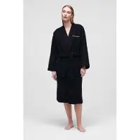 Karl Lagerfeld Ikonik 2.0 Bathrobe Black Size: S | Robes Outlet | Dames | Zwart