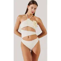 Karl Lagerfeld Karl Dna Flower Swimsuit Cannoli Cream Maat: M | Badpakken Outlet | Dames | Wit